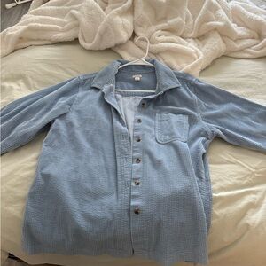 L.L. Bean Light Blue Button-Up Top